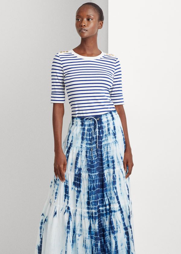 Women's Ralph Lauren Tie-Dye Tiered Peasant Skirts | 428530KET